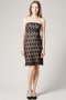Robe bustier en dentelle de coton