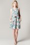 Robe imprimée floral emmanchures américaines