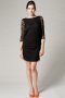 Robe en dentelle manches ¾