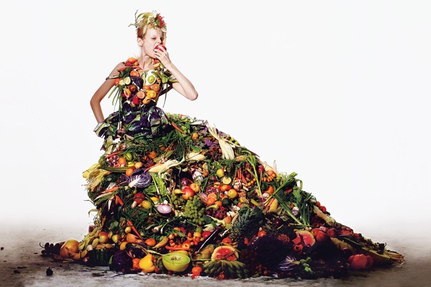La robe fruitée de la ligne « Salad Times »