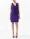 Robe courte à décolleté tressé 