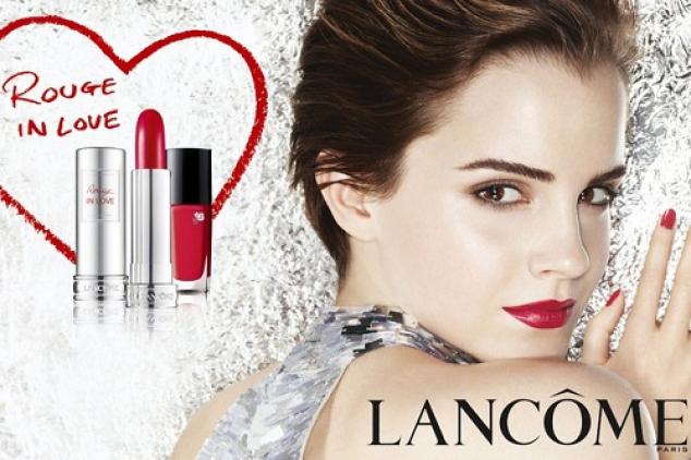 L’actrice Emma Watson pour Lancôme