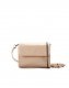 Mini sac vernis à bandoulière bi matière 