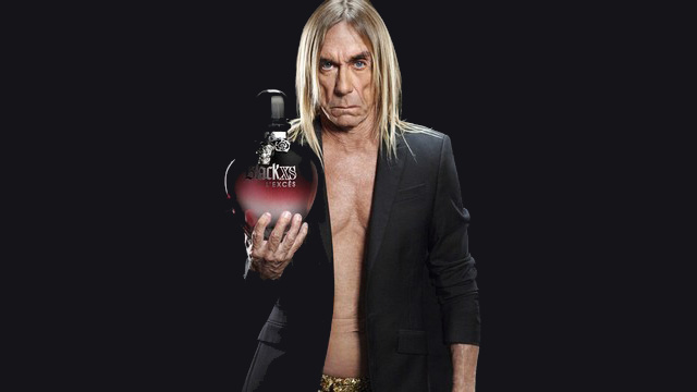 Le parrain du Punk, Iggy Pop pour Black XS de Paco Rabanne