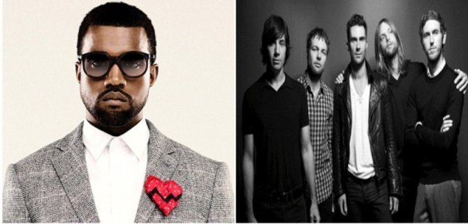 Kanye West et Maroon 5 