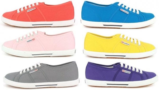 Les sneackers Superga