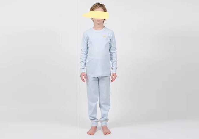 Pyjama enfant bleu ciel Les Marsiens