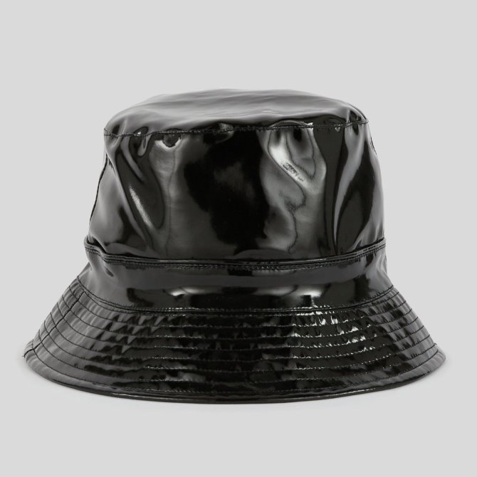 Chapeau de pluie noir imperméable