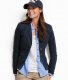 Blazer en coton extensible bleu 