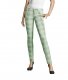 Jeans en twill extensible imprimé animal