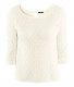 Pull en maille blanche