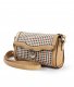 Sac vintage effet raphia beige