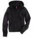 Veste à capuche en tissu molletonné 