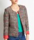 Natalia : effet tweed multicolore