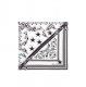 Motifs étoiles et ikat sur la soie d’Astre