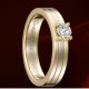 Solitaire Trinity ou les fameux 3 ors de Cartier !