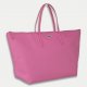 Grand sac shopping en PVC fuchsia 