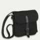 Petit cartable en toile et cuir 