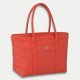 Sac cabas en PVC rouge