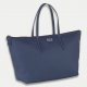 Sac shopping en PVC et cuir